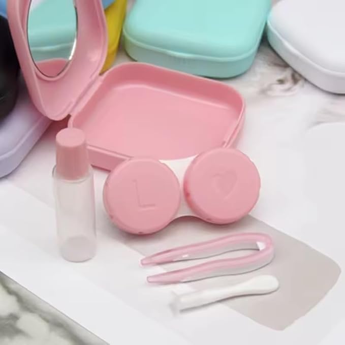 Portable Contact Lens Travel Case Set