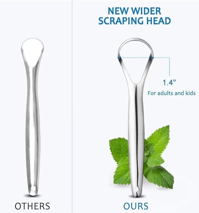 Stainless Steel Tongue Scraper