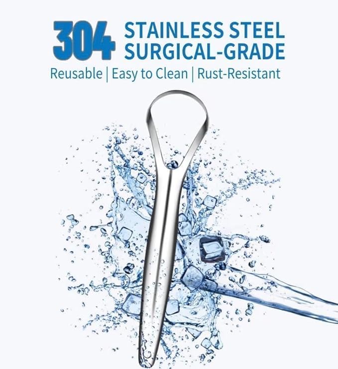 Stainless Steel Tongue Scraper