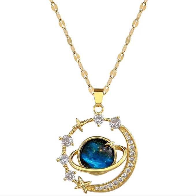 Exquisite Starry Sky Luxurious Necklace