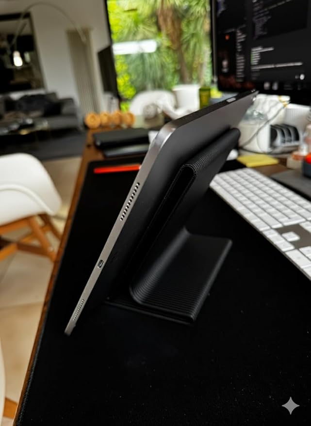 ipad Stand suitable for iPad & Phones – Non-Slip Holder for Desk