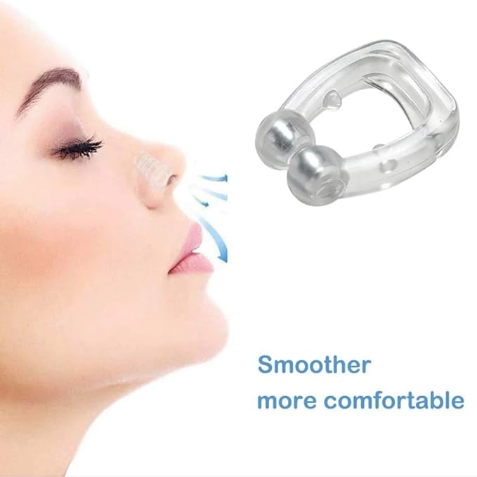 Silicone Magnetic Anti Snore Stop Snoring Nose Clip