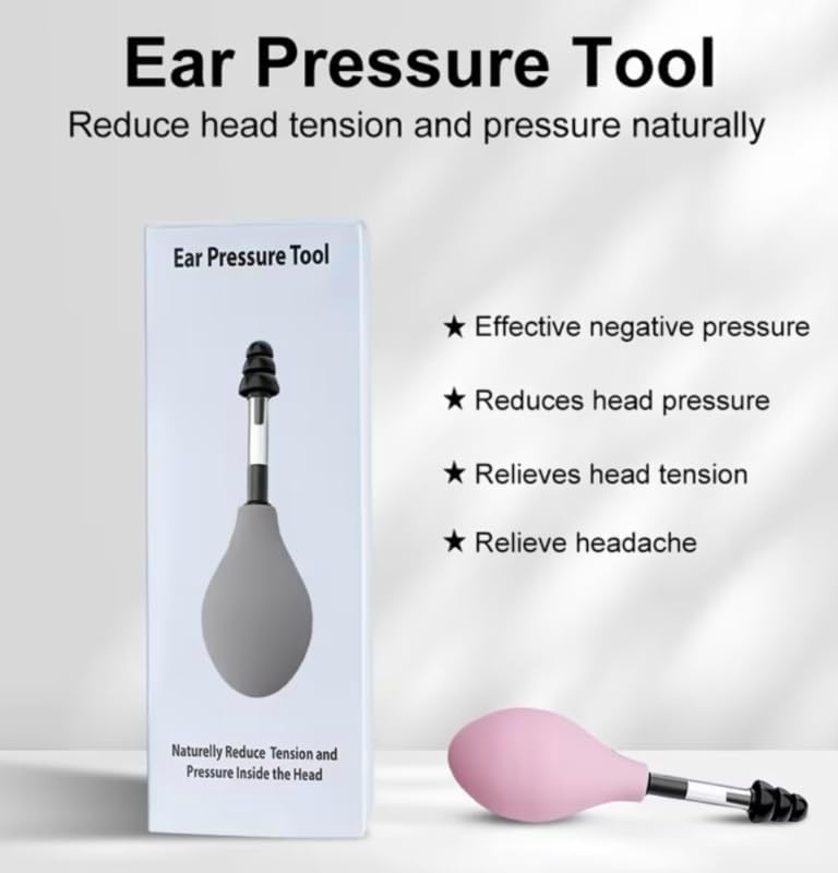 Portable Ear Pressure Relief Tool for Migraine & Headache Tension
