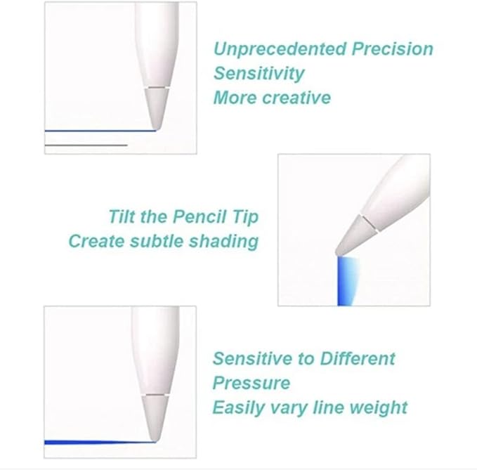 Apple pencil tip & cover (2 tip & 3 covers)