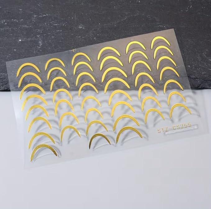 42pcs French Manicure Tip Guide Stickers