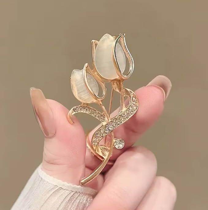 Tulip Flower Brooch