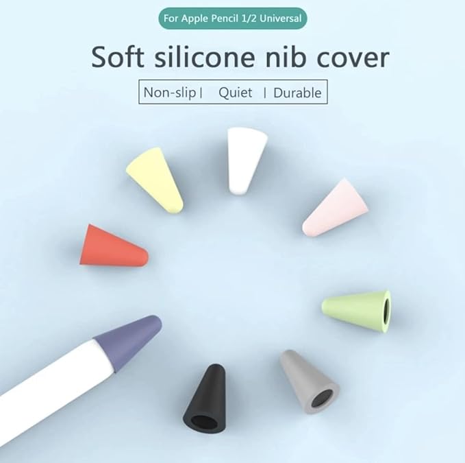 Apple pencil tip & cover (2 tip & 3 covers)