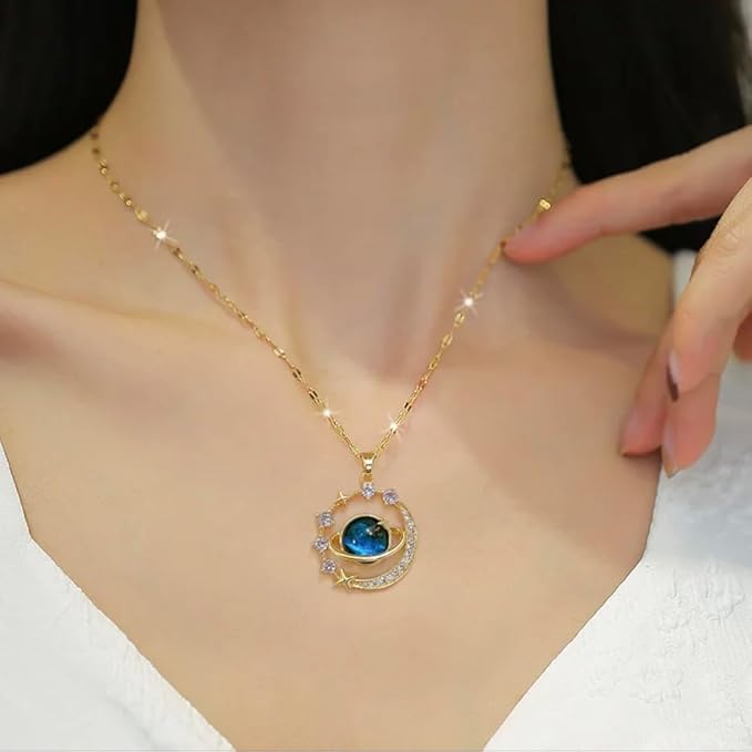 Exquisite Starry Sky Luxurious Necklace