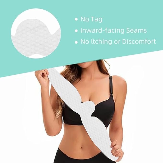 Thin Cotton Bra Liners (4 Pcs)
