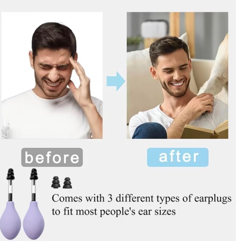 Portable Ear Pressure Relief Tool for Migraine & Headache Tension