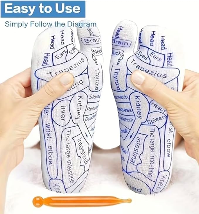 Reflexology Acupressure Socks Set