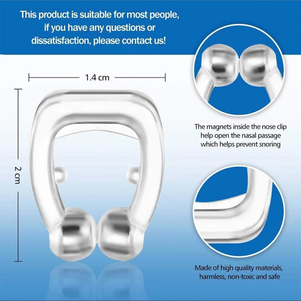Silicone Magnetic Anti Snore Stop Snoring Nose Clip