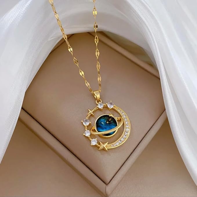 Exquisite Starry Sky Luxurious Necklace