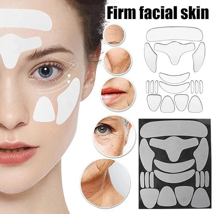 16 Pcs Reusable Silicone Anti-Wrinkle Patches
