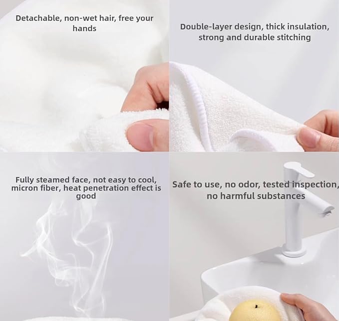 Hot & Cold Compress Face Towel Mask