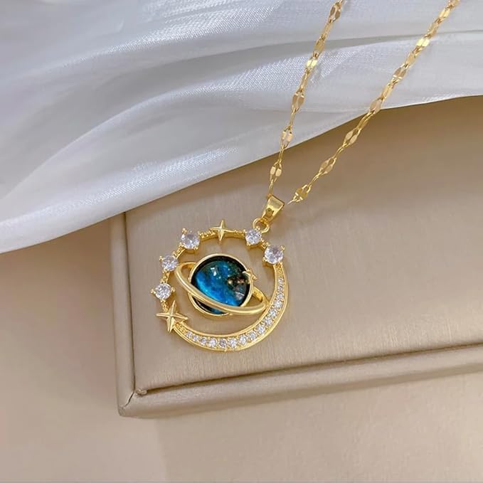 Exquisite Starry Sky Luxurious Necklace