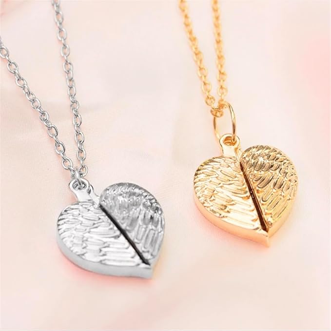 Trendy Heart Angel Wings