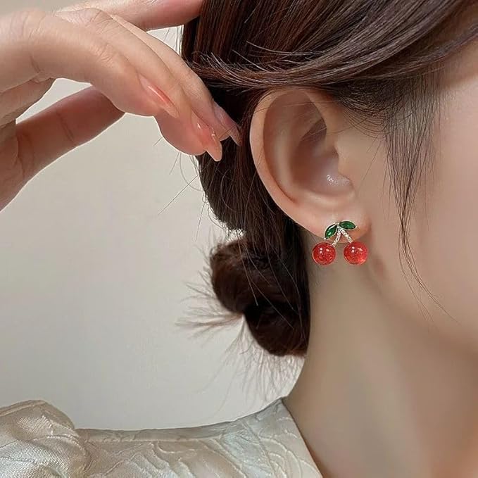 Red Cherry Earrings