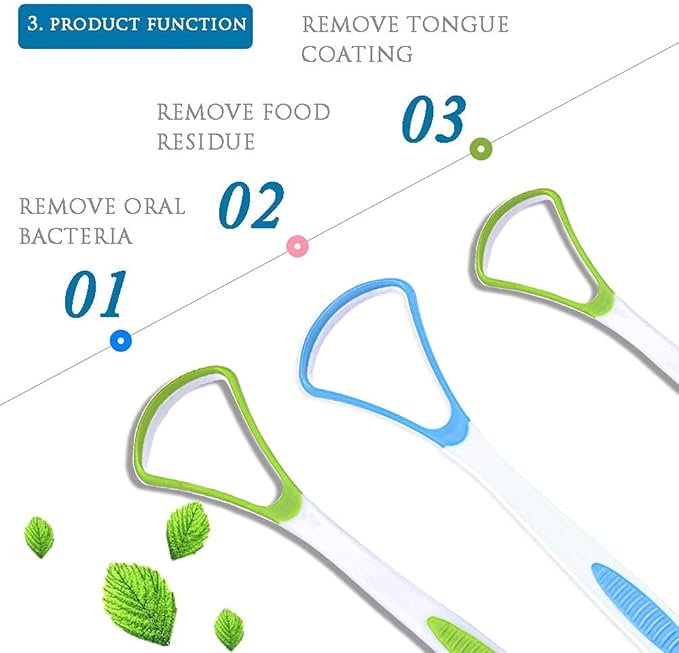 Tongue Cleaner, Soft Tongue Sc, Oral Care Cleaners (3 pcs)