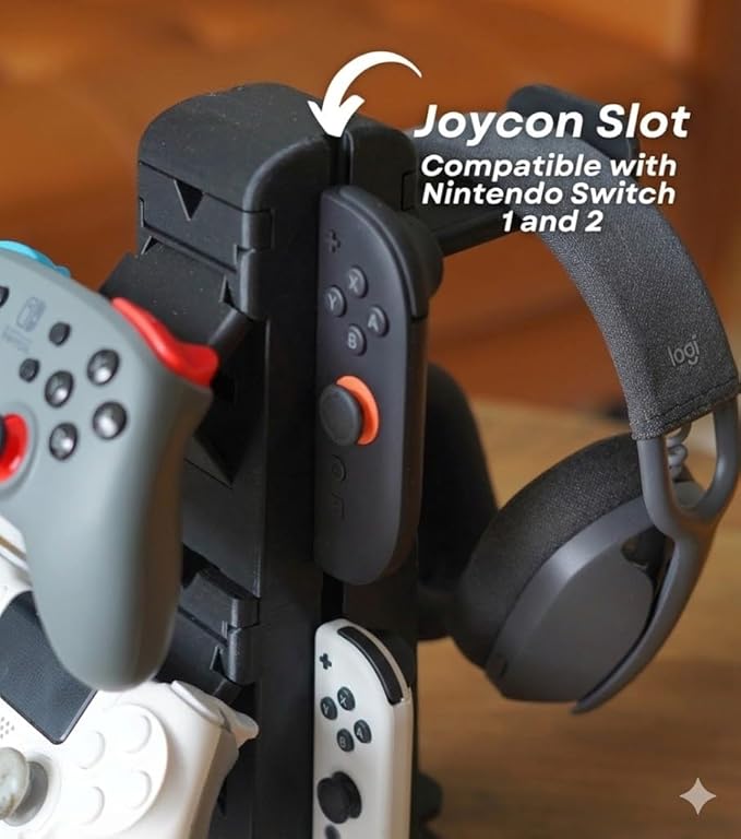 Universal Gaming Controller & Headphone Stand