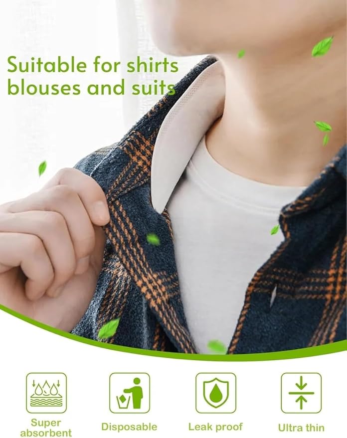 Disposable Collar Protector Sweat Pads 5 pcs