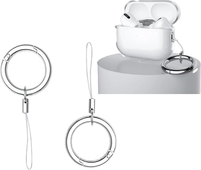 Anti-lost Ring Lanyard for AirPods Pro 2 Metal Incase Hang Rope