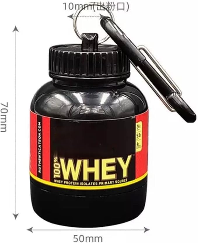 Portable Whey Protein Powder Storage Container