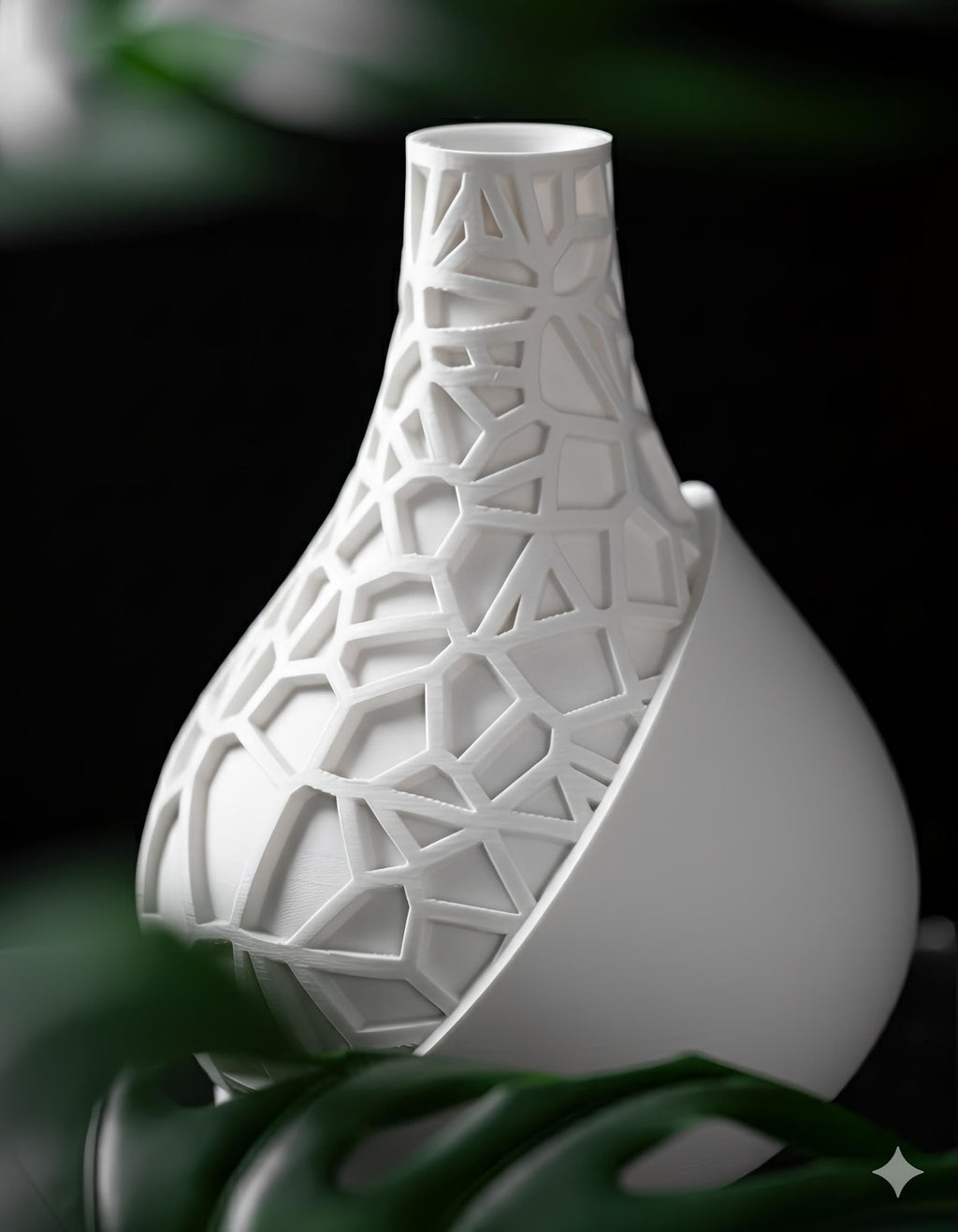 Geometric flower vase