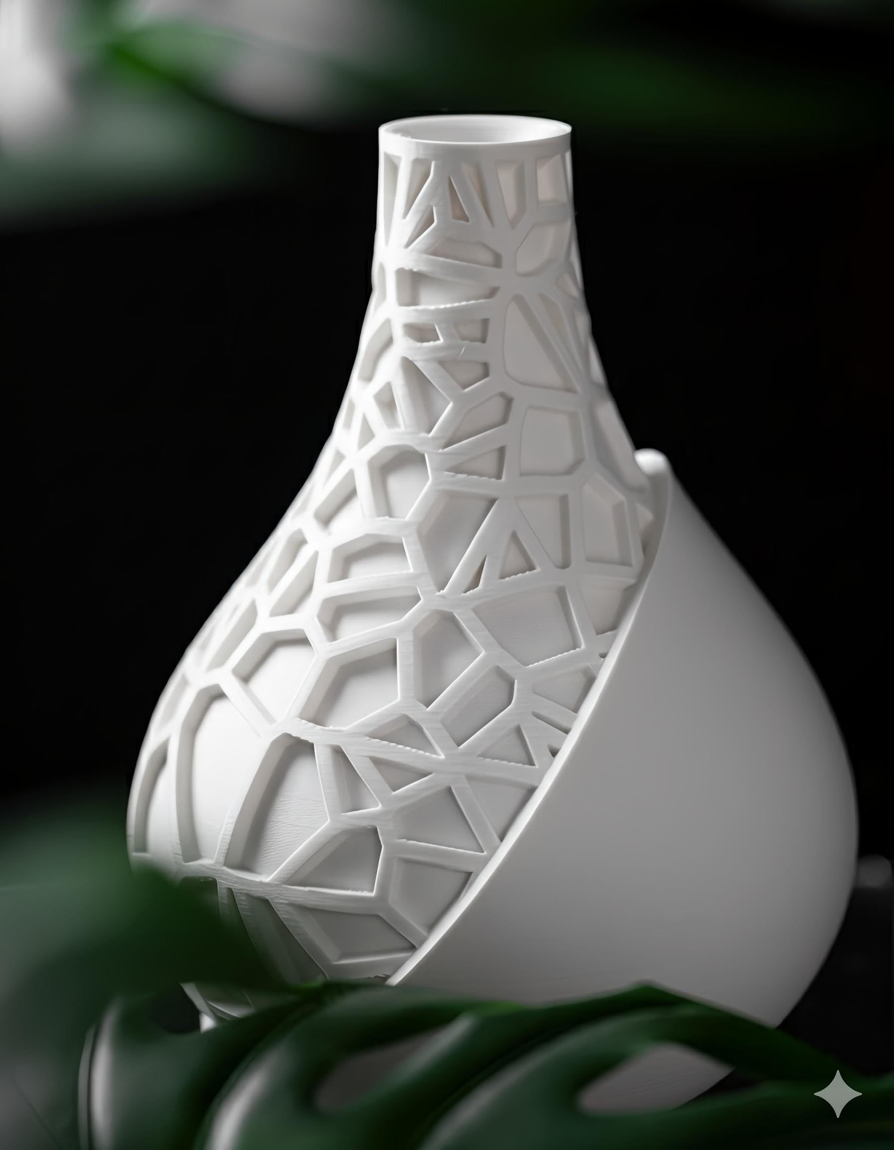 Geometric flower vase