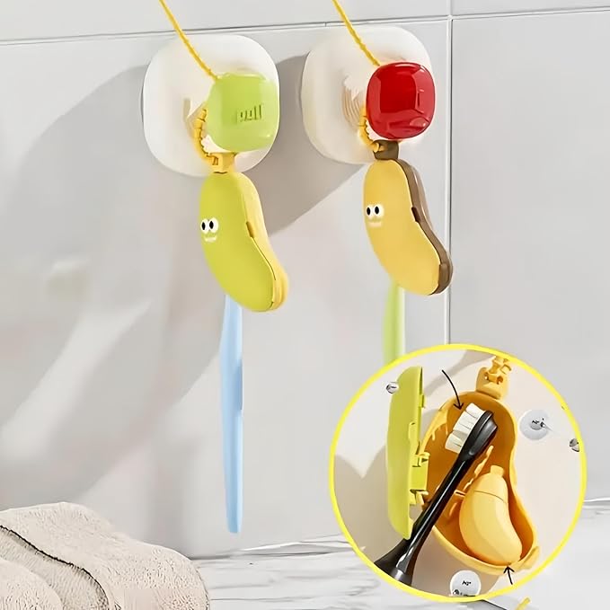 Creative Cute Banana-Shaped Toothbrush Holder