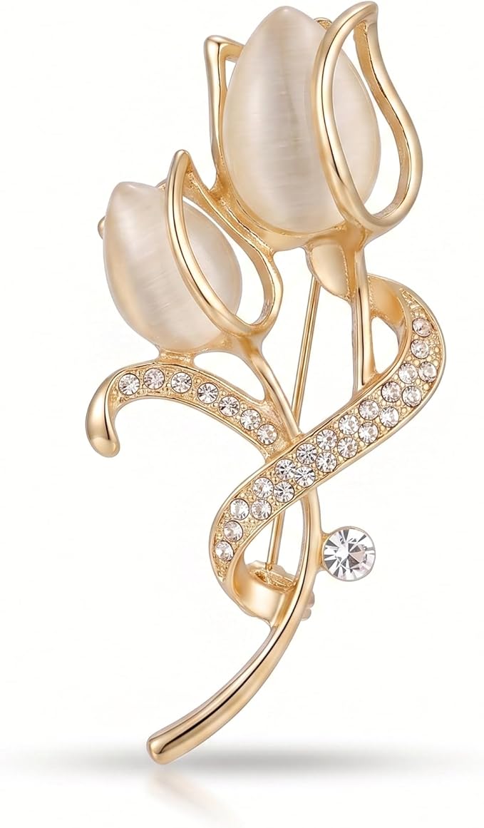 Tulip Flower Brooch
