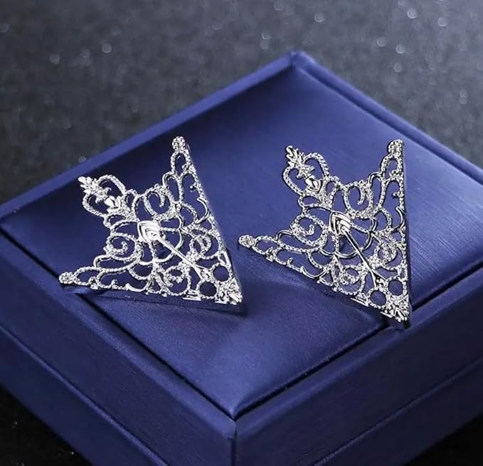 Triangle Brooch Collar Pin