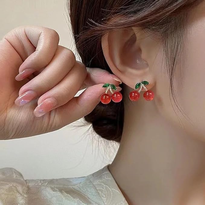 Red Cherry Earrings