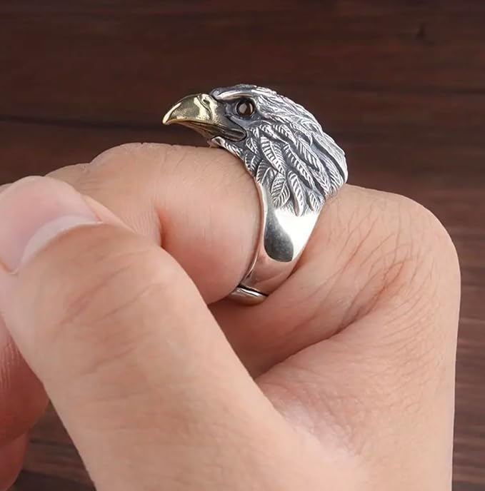Sterling Silver Eagle Ring