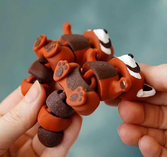 Cute Flexi Red Panda Keychain