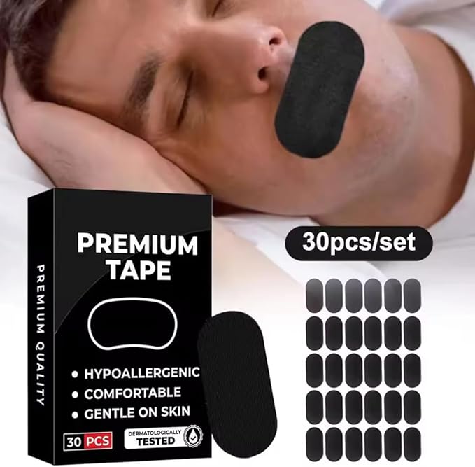 30Pcs Anti-Snoring Mouth Tape for Sleeping