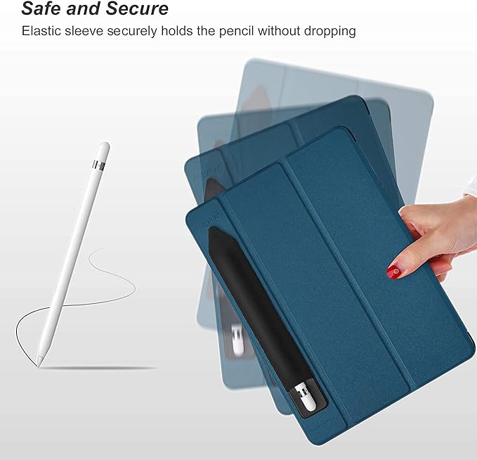 Pencil Holder Sticker for Apple Pencil 1st and 2nd Gen, Elastic Stylus Pocket Pouch Adhesive