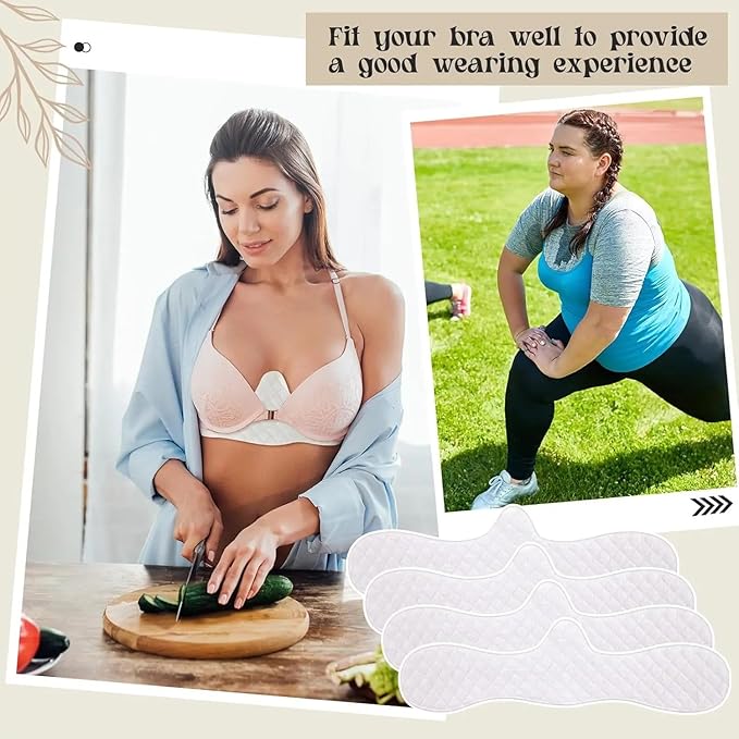 Thin Cotton Bra Liners (4 Pcs)