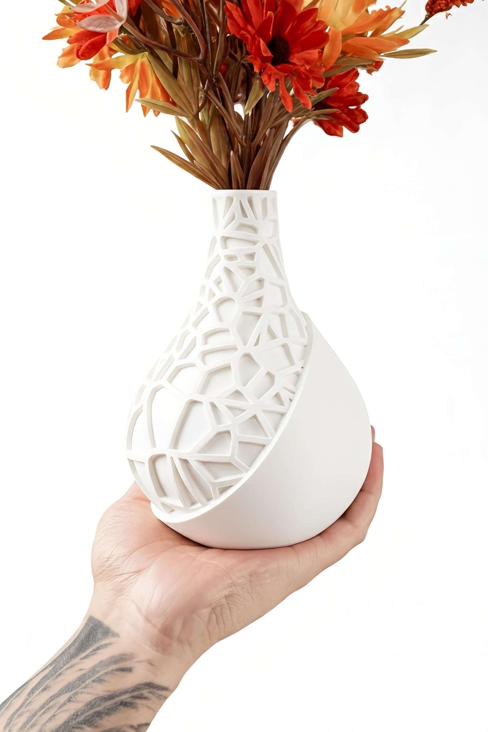 Geometric flower vase