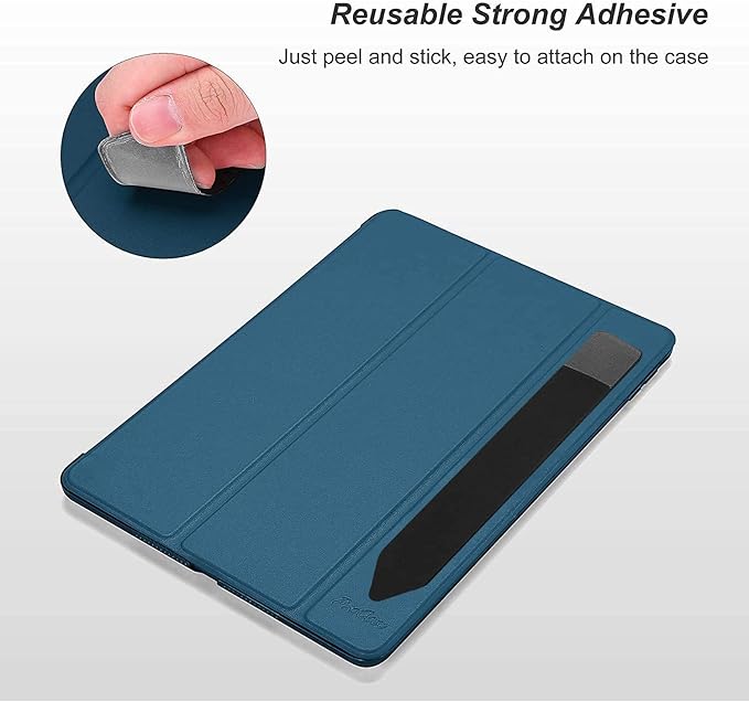 Pencil Holder Sticker for Apple Pencil 1st and 2nd Gen, Elastic Stylus Pocket Pouch Adhesive
