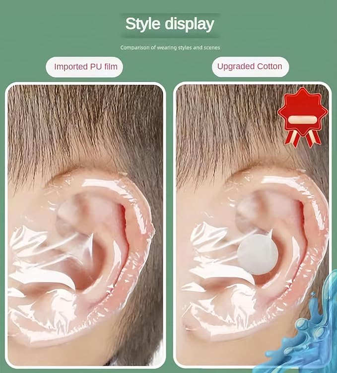 10Pcs Plastic Waterproof Ear Protector Swimming Cover