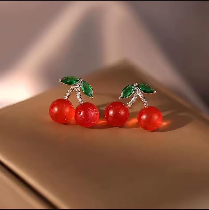 Red Cherry Earrings