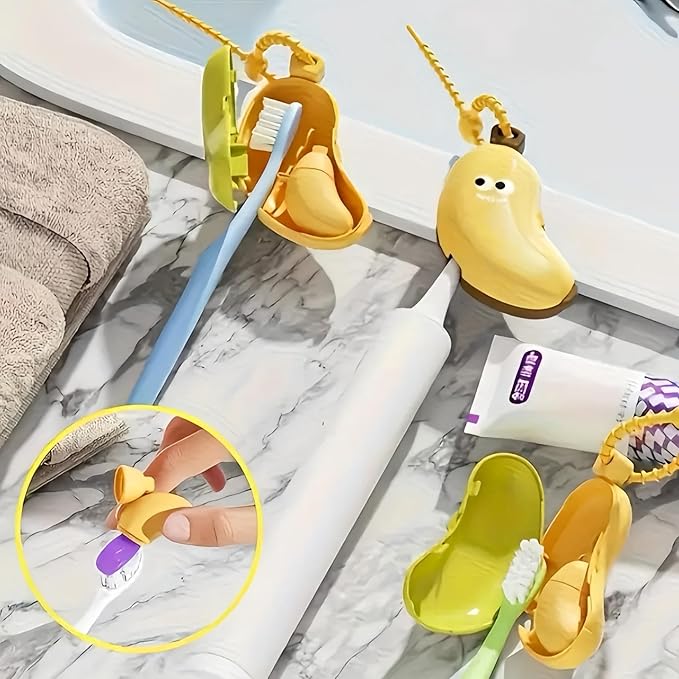 Creative Cute Banana-Shaped Toothbrush Holder