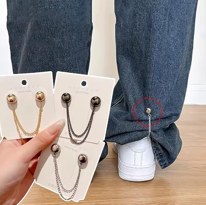 Magnetic Clothing Clips with Chain (2pcs)