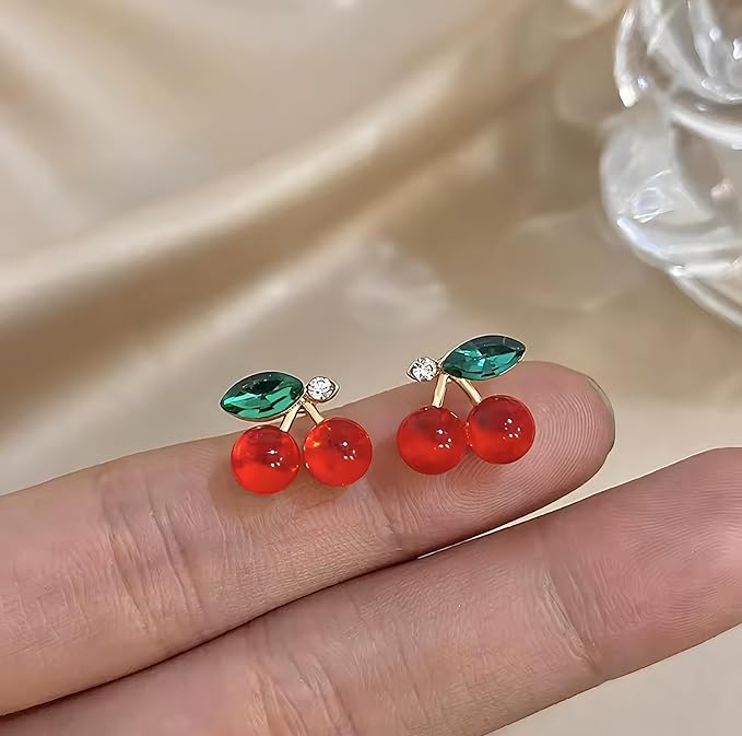Red Cherry Earrings