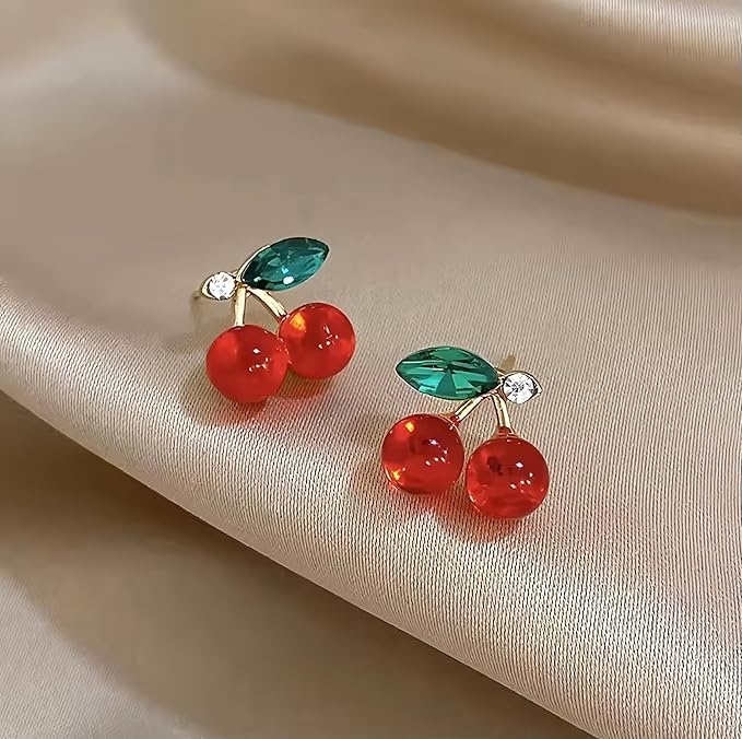 Red Cherry Earrings