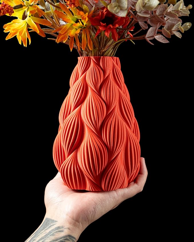 Textured Leaf vase