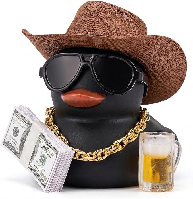 Black Rubber Duck