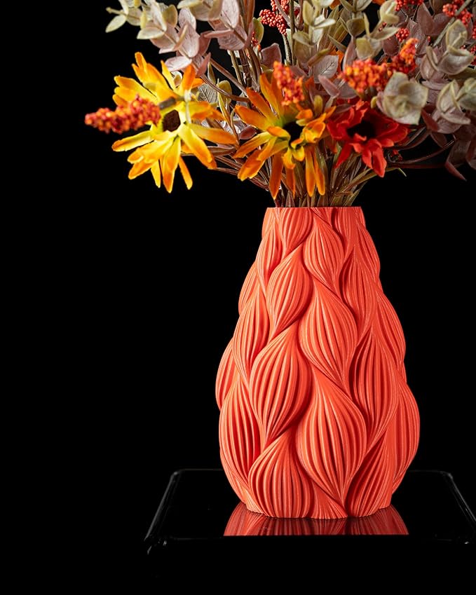 Textured Leaf vase