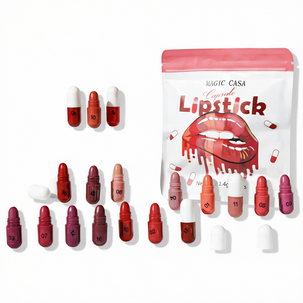 Magic Casa 18 Pcs Mini Capsule Lipstick Set